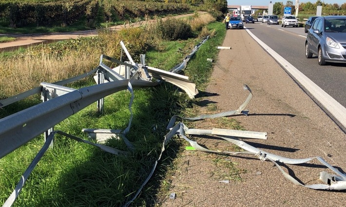 POL-PDLD: A65/Höhe Edesheim - LKW-Fahrer macht sich aus dem Staub