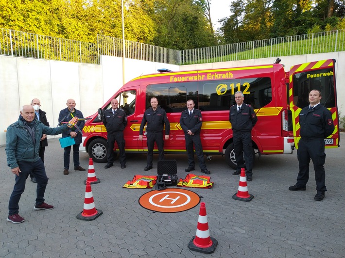 FW-Erkrath: Feuerwehr Erkrath stellt Drohneneinheit in Dienst