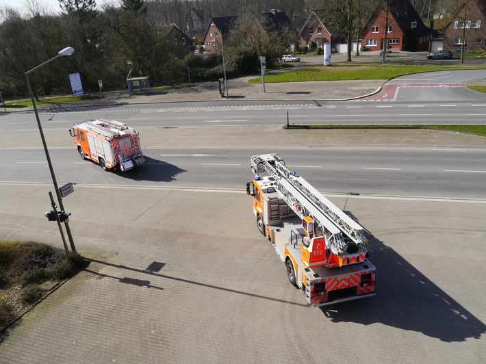 FW-BOT: Wohnungsbrand in Bottrop-Eigen - Nachbarn verhindern Schlimmeres