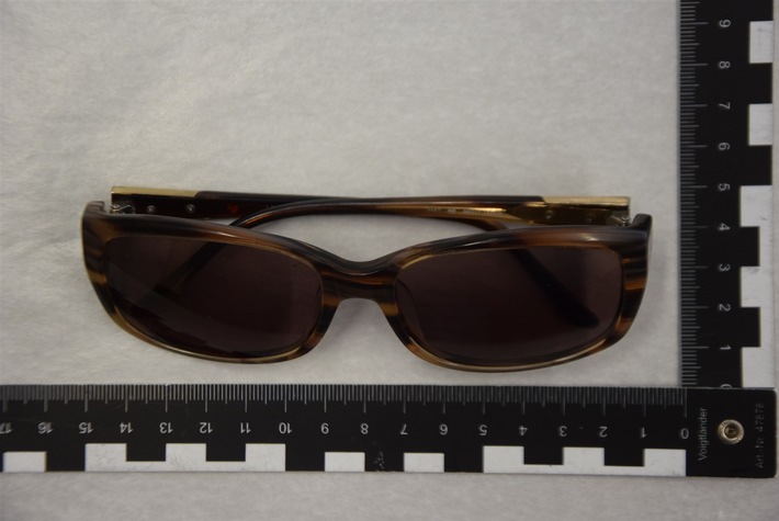 POL-REK: 220810-4: Mutmaßlicher Dieb vorläufig festgenommen - Eigentümer von Sonnenbrillen gesucht
