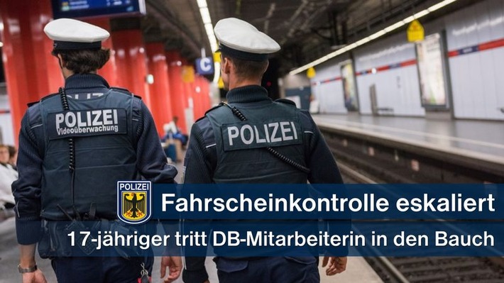 Bundespolizeidirektion München: S-Bahnkontrolleurin in Bauch getreten: Mitreisende schritten beherzt ein