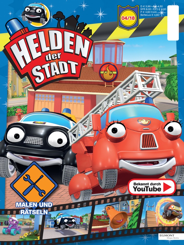 Offizielles Magazin zur Serie "Helden der Stadt" von Egmont Ehapa Media