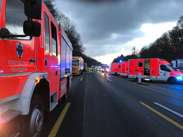 FW-BOT: Verkehrsunfall auf der A2