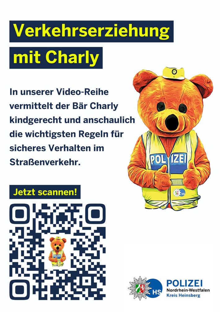 POL-HS: Verkehrserziehung mit Charly dem Bären