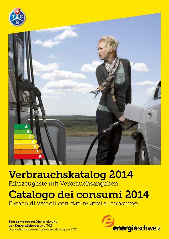 Catalogo dei consumi 2014: consumo standard tra 1,3 e 16,9 litri per 100 chilometri