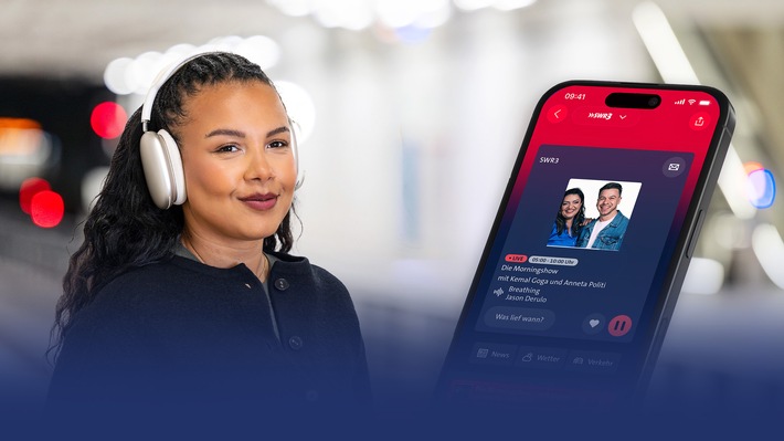 SWR3 als erste Popwelle mit neuer App-Heimat in ARD Sounds