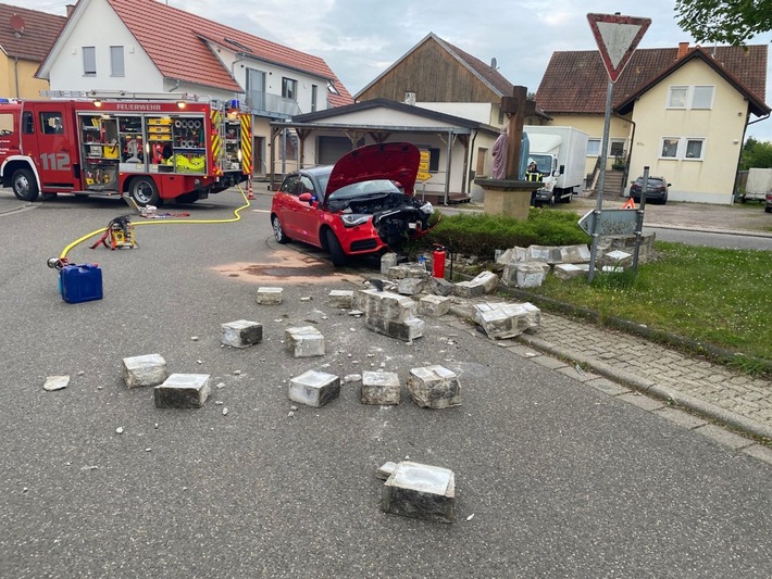 POL-PDLD: Wörth am Rhein - Nach Unfall Widerstand geleistet