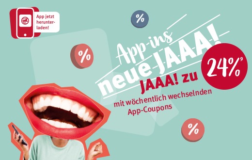 SPERRFRIST 01.01.2024, 08:00 Uhr "App ins neue Jaaa!": ROSSMANN begeistert Kunden und startet mit attraktiver Coupon-Aktion ins neue Jahr