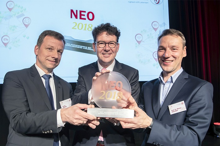 Innovationspreis der TechnologieRegion Karlsruhe: Projekt &quot;EVA-Shuttle&quot; zur Erprobung autonomer Shuttle-Dienste gewinnt NEO2018