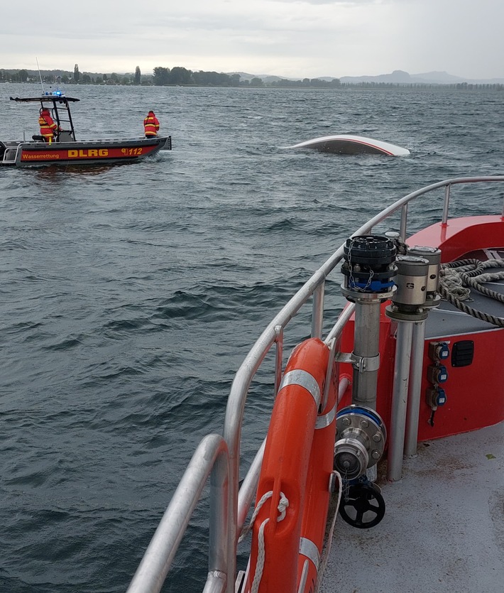 FW-Radolfzell: Mehrere Sturmeinsätze auf dem Bodensee