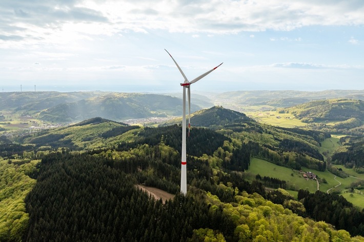 Badenova-Pressemeldung: Windpark Linach erhält Genehmigung