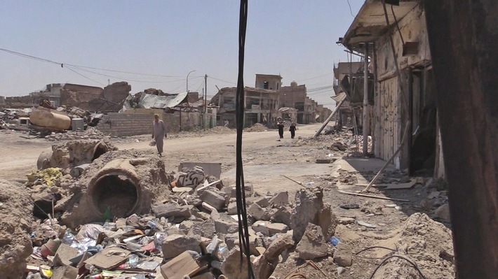 WELT zeigt die Reportage "Mossul - Die Ruinen des IS" am Sonntag, 7. Oktober um 20.05 Uhr / Vom zweifachen Gewinner des Deutschen Fernsehpreises Helmar Büchel