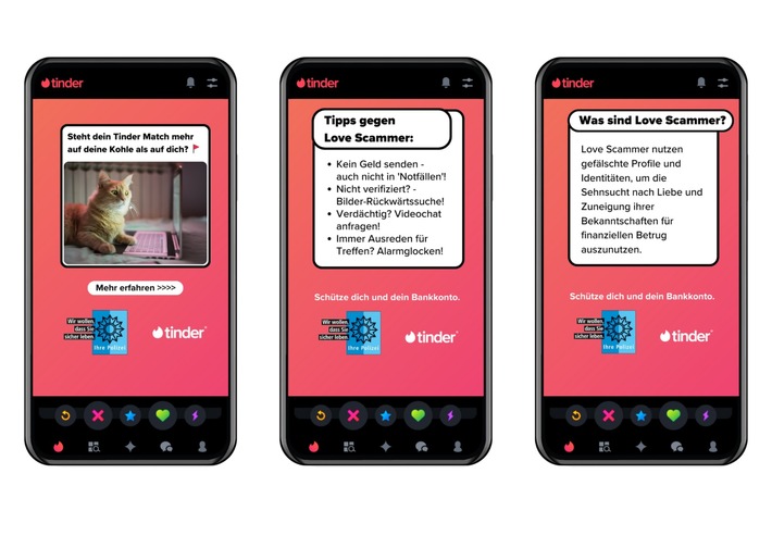 POL-WES: Kreis Wesel - Tinder und die Polizeiliche Kriminalprävention bündeln Kräfte, um deutsche Nutzer:innen vor Love-Scams zu schützen