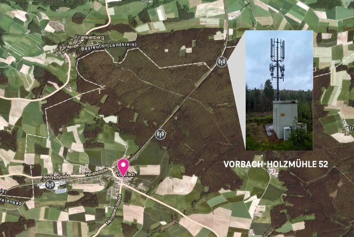 Telekom verbessert Mobilfunk entlang der Bahnstrecke Nürnberg - Cheb