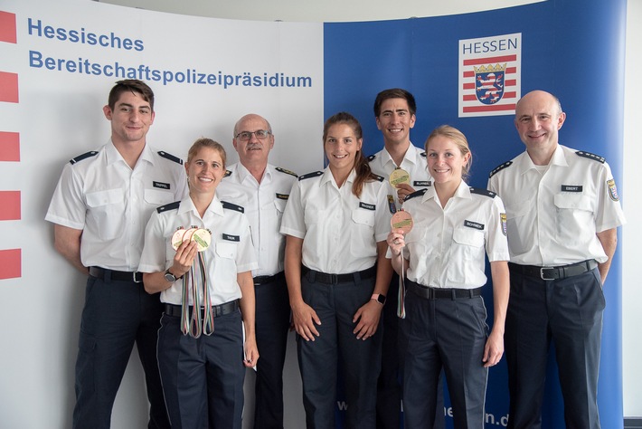 POL-HBPP: Welt- und Europameister der Hessischen Polizei ausgezeichnet