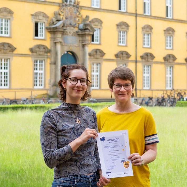 Uni Osnabrück benennt stellvertretende Erasmus+ Studentin