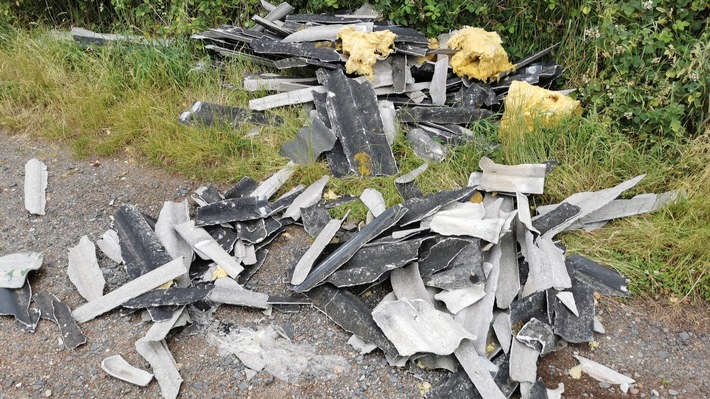 POL-DEL: Landkreis Oldenburg: Asbestplatten in Ganderkesee unerlaubt entsorgt