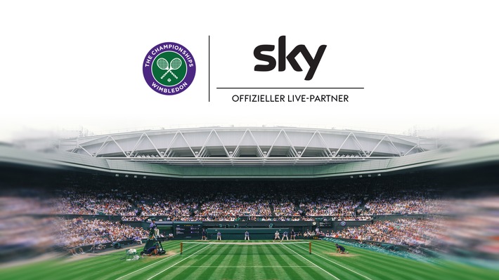 Rechte-Verlängerung: Wimbledon auch zukünftig bei Sky Deutschland live und exklusiv