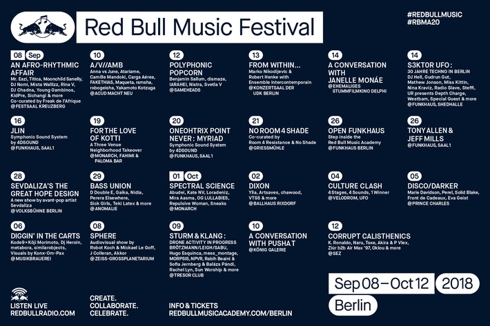 RED BULL MUSIC FESTIVAL BERLIN 2018