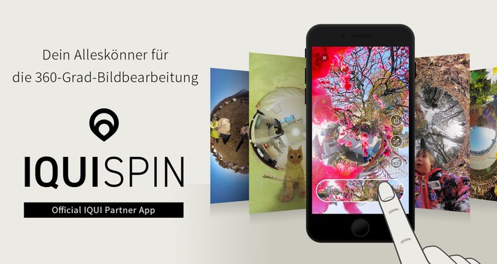 360°-Fotos mit Fingerspitzengefühl bearbeiten und teilen: Vecnos startet Update der IQUISPIN-App für alle 360°-Fotos