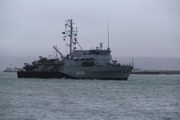 Minentauchereinsatzboot &quot;Bad Rappenau&quot; kehrt aus NATO-Einsatz zurück