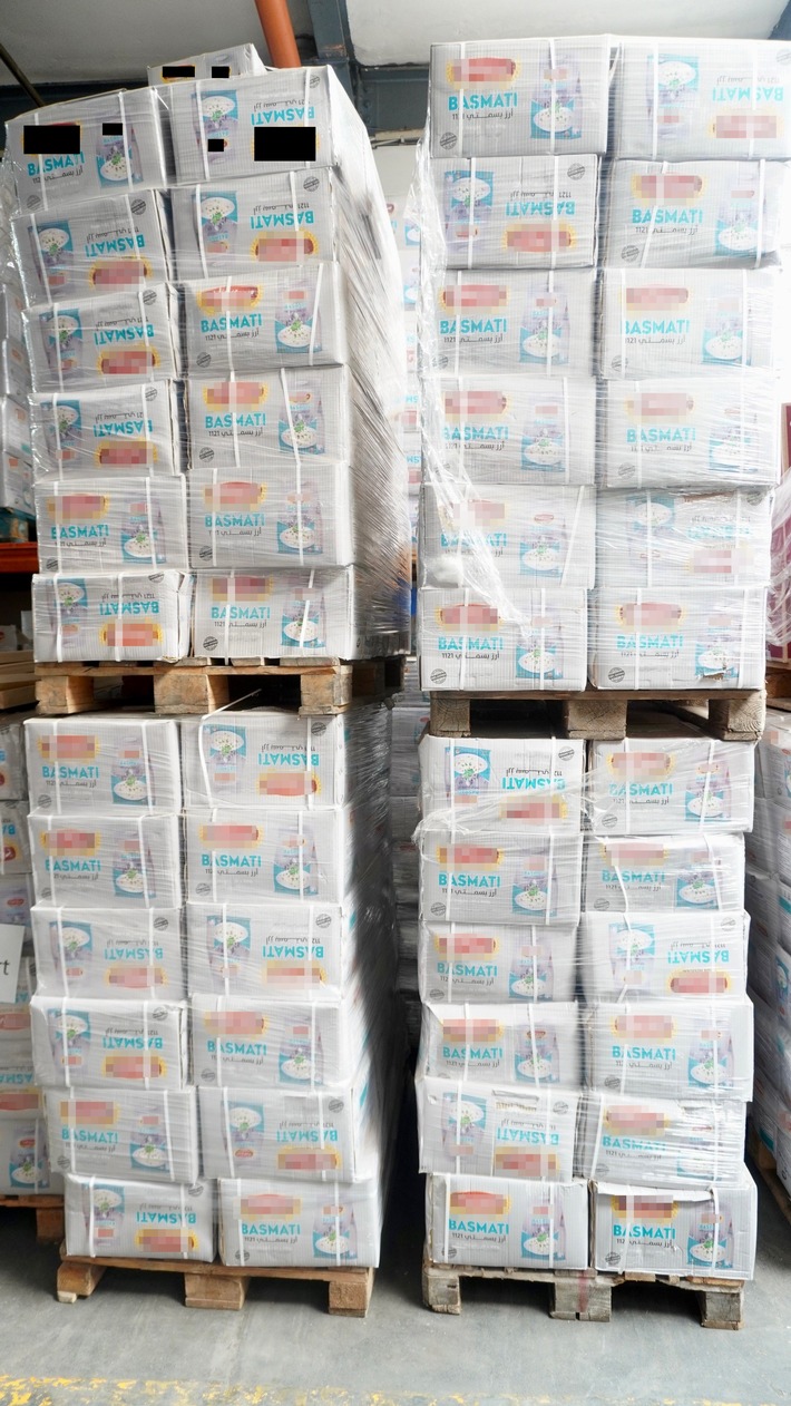 HZA-D: Zoll lässt über 40 Tonnen Reis vernichten / Mit Mineralöl belasteter Reis ist nicht für den Verzehr geeignet