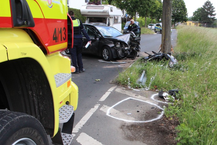 POL-ME: 42-Jähriger bei Unfall schwer verletzt - Ratingen - 2205168
