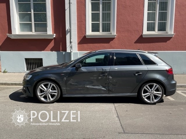 POL-PPWP: Audi im Vorbeifahren beschädigt