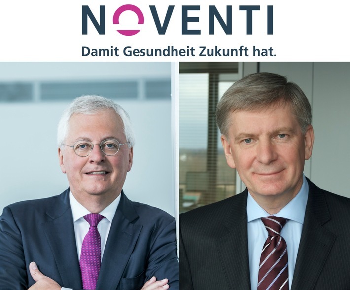 NOVENTI Dr. Hermann Sommer und Herbert Pfennig / Weiterer Text über ots und www.presseportal.de/nr/135077 / Die Verwendung dieses Bildes ist für redaktionelle Zwecke honorarfrei. Veröffentlichung bitte unter Quellenangabe: "obs/NOVENTI Health SE"