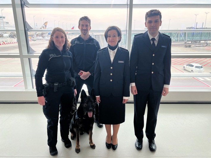 HZA-M: Zwei neue Zollhunde verstärken den Einsatz am Flughafen München