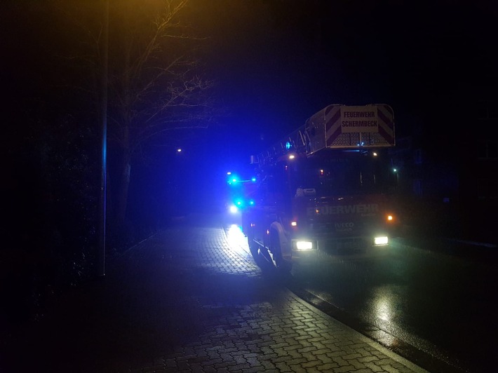 FW-Schermbeck: Ausgelöster Heimrauchmelder ließ Feuerwehr Schermbeck in der Nacht ausrücken