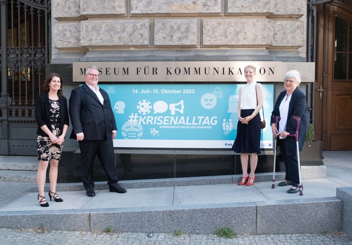 Ausstellung zur Pandemie-Kommunikation im Berliner Museum für Kommunikation mit Vernissage eröffnet / mecom ist Mit-Veranstalter