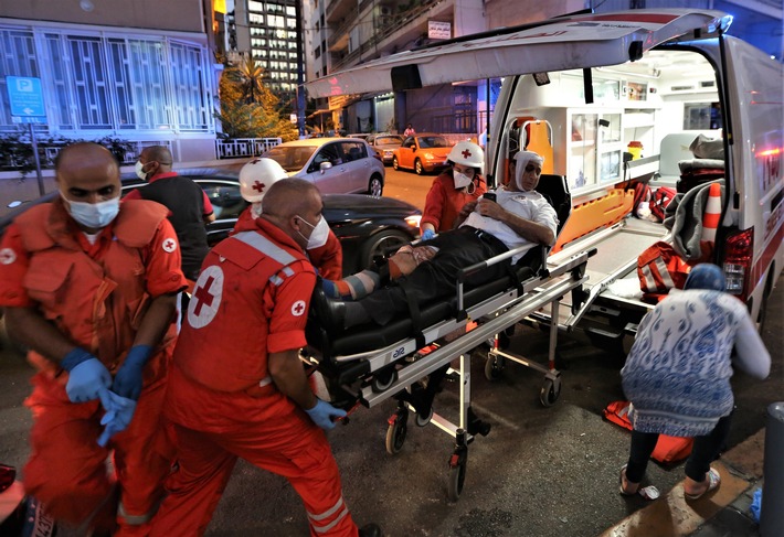Das Schweizerische Rote Kreuz spricht CHF 500&#039;000 für die Nothilfe in Beirut nach Explosionstragödie