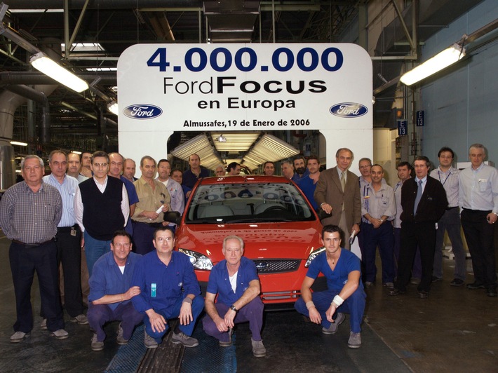 Vier Millionen Ford Focus in Europa produziert