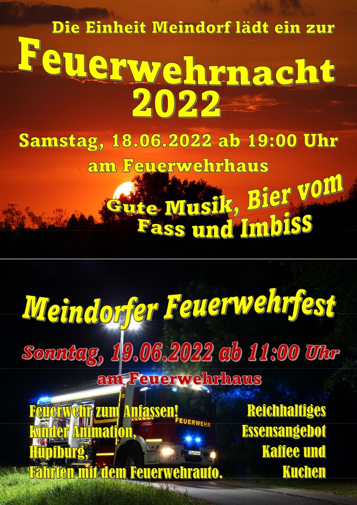 FW Sankt Augustin: Feuerwehrfest in Meindorf