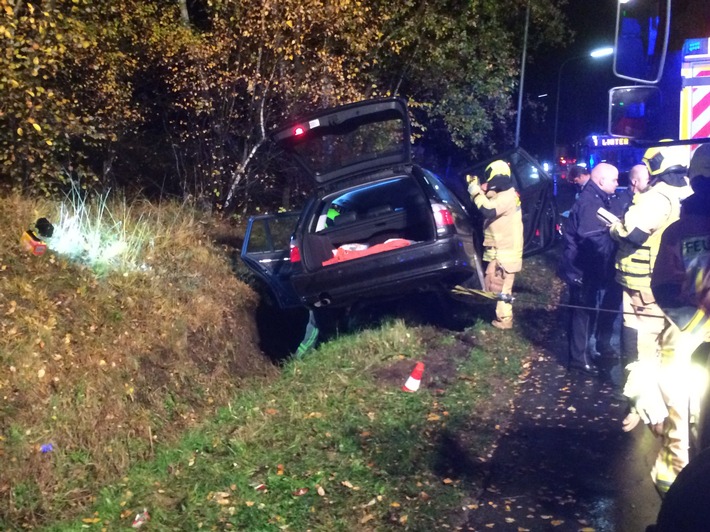 FW-Stolberg: Verletzte Autofahrerin nach Verkehrsunfall