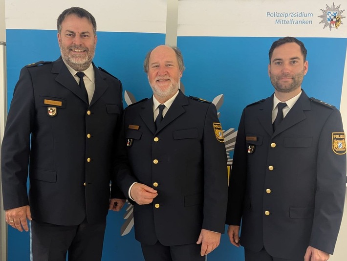POL-MFR: (1022) Amtswechsel bei der Polizeiinspektion Lauf an der Pegnitz