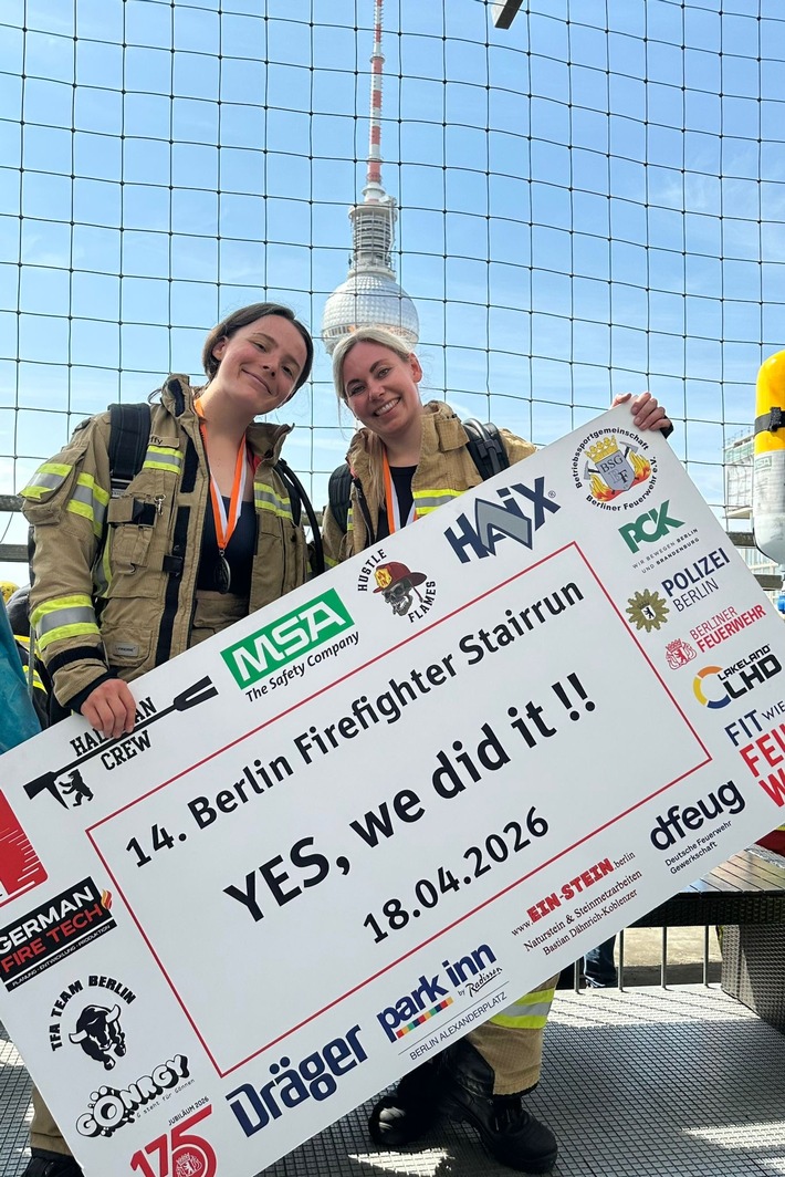 FW Konstanz: 14.Berlin Firefighter Stairrun