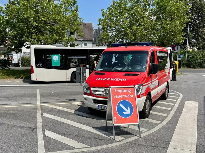 FW-GL: Impftermine der mobilen Impf-Teams der Feuerwehr Bergisch Gladbach vom 19.-24.07.2021