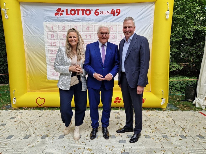 Bundespräsident besucht LOTTO in Deutschland beim Bürgerfest