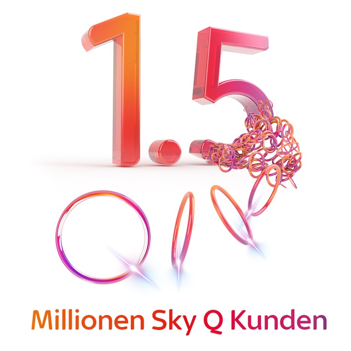 Sky feiert 1,5 Millionen Sky Q Kunden mit besonderen Feierangeboten