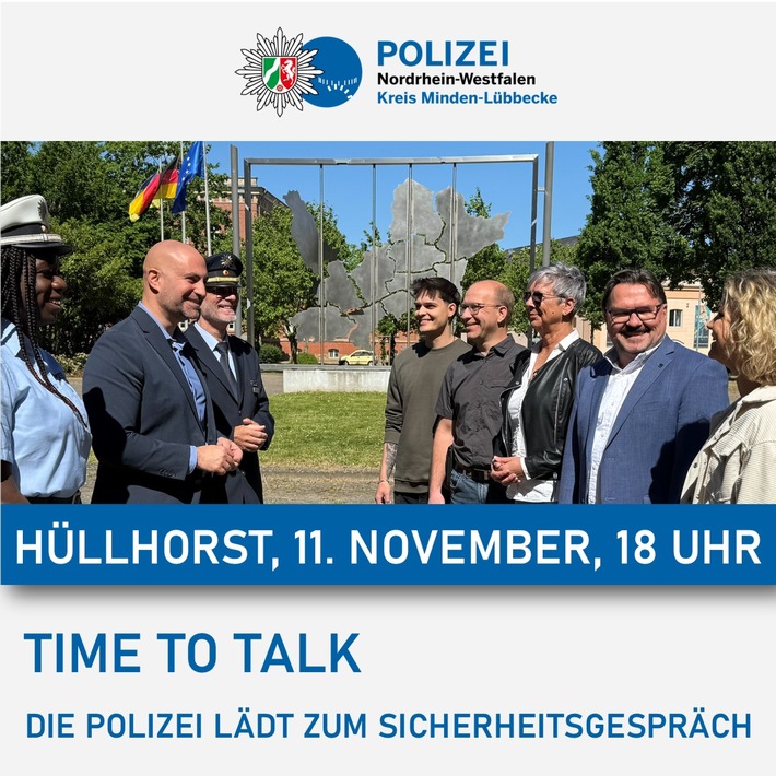 POL-MI: Time to Talk - Die Polizei lädt zum Sicherheitsgespräch