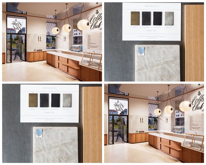 Architektur im neuen Dallmayr Coffee Club