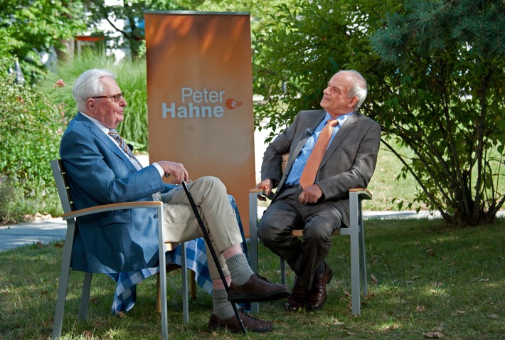 Hans-Jochen Vogel zu Gast bei &quot;Peter Hahne&quot; im ZDF (FOTO)