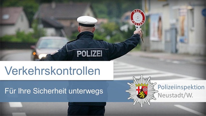 POL-PDNW: Neustadt/Wstr.: Mehrere Verkehrsverstöße im Stadtgebiet