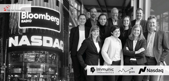 Pressemitteilung: High-Tech Gründerfonds Portfoliounternehmen Immunic Therapeutics geht an die NASDAQ