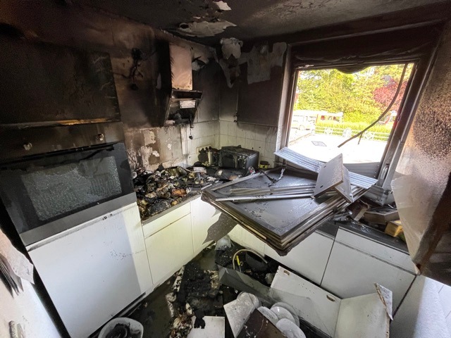 POL-NI: Rinteln - Küchenbrand in Mehrparteienhaus