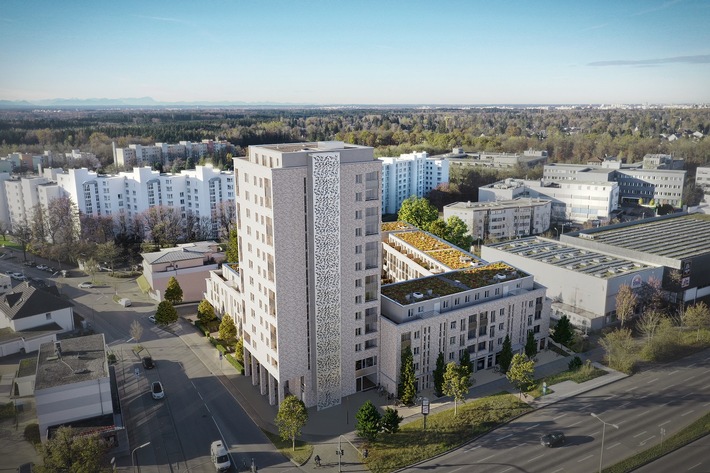 Urbanes Wohnen in grüner Oase: 123 neue Wohnungen für Metropolregion München