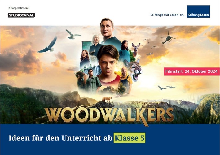 Presseticker: Unterrichtsmaterial zum Filmstart von „Woodwalkers“