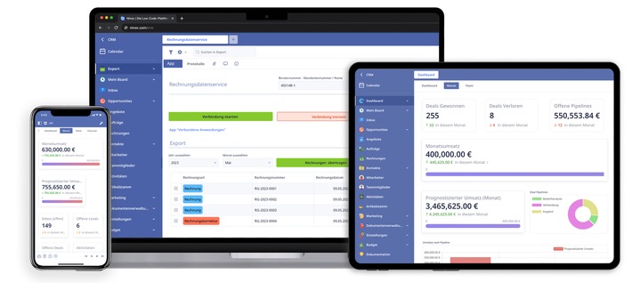 Ninox stellt flexibles CRM für den Mittelstand auf Basis von Low-Code vor